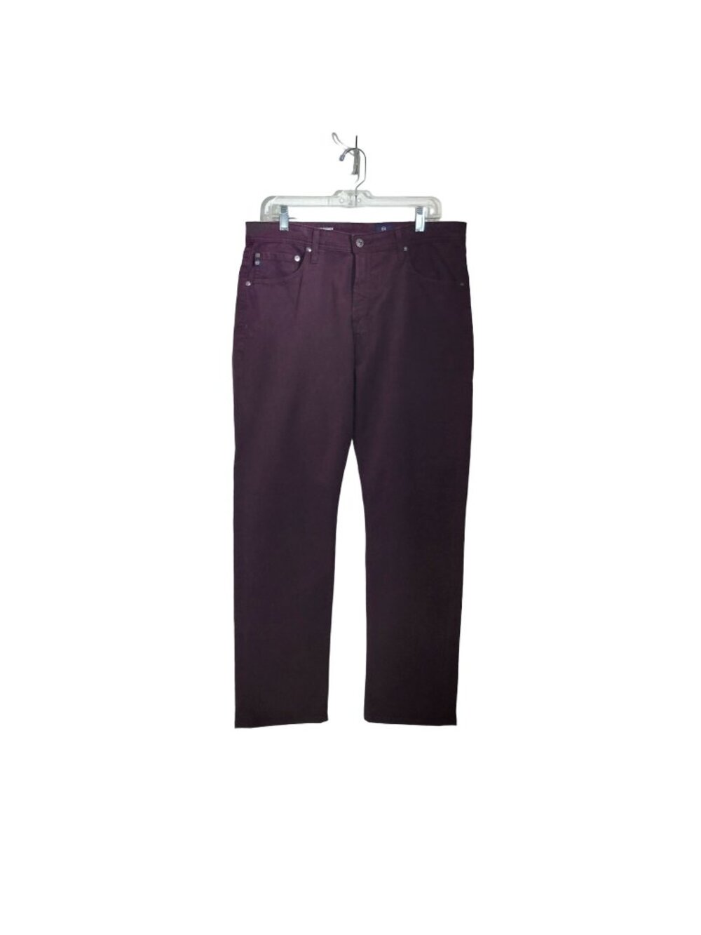 AG Adriano Goldschmied Plum Brushed Denim Jeans The Everett